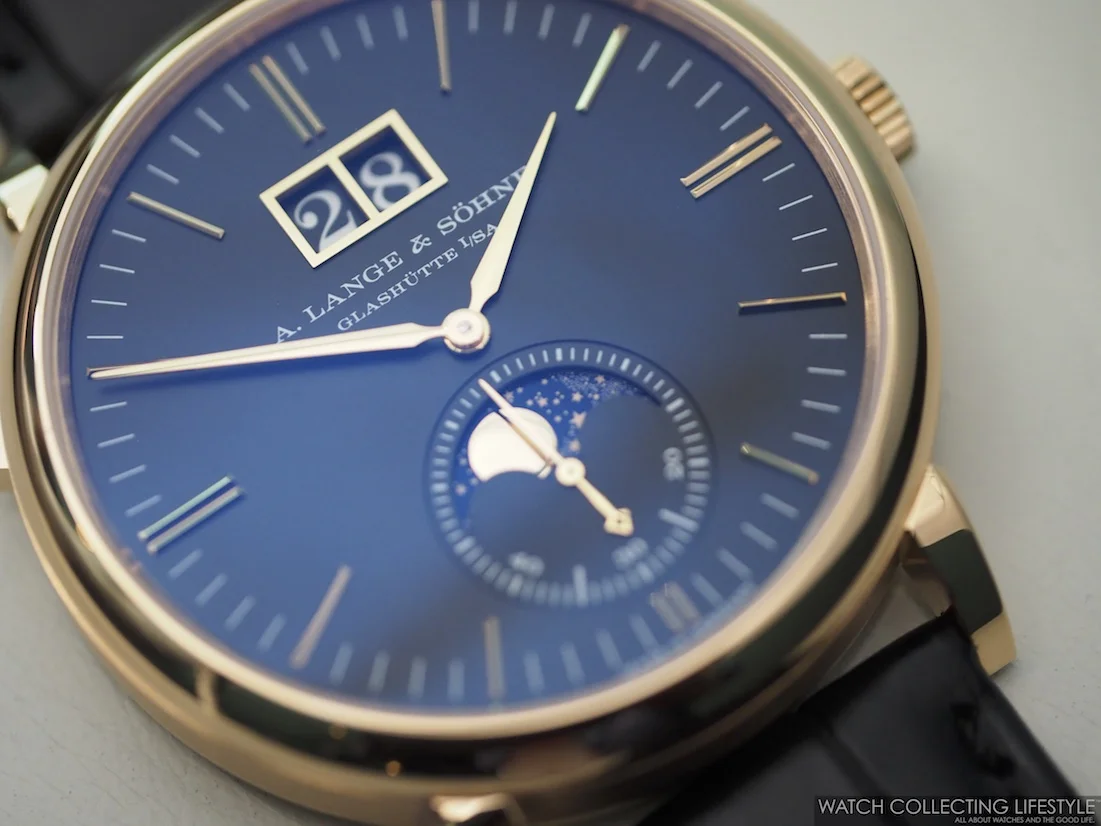 Lange saxonia moonphase black best sale